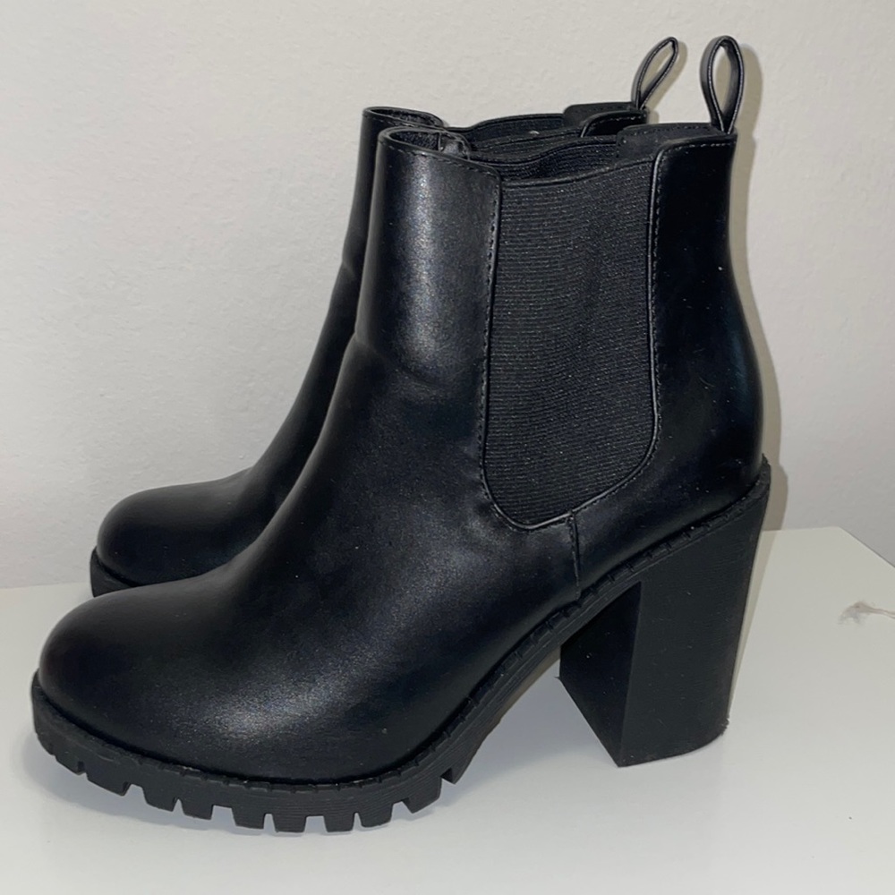 Black boots